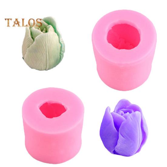 Chocolate Mold Soft DIY Safe Excellent Tulip Bud Shape Pastry Dessert Mold Home Supply