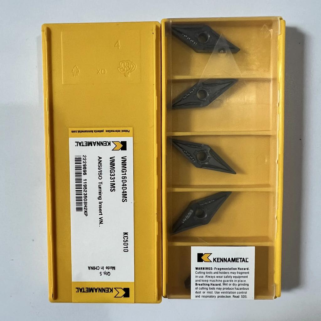 KENNAMETEL / VNMG160404MS KC5010  / Original Carbide Blade 10 Pcs