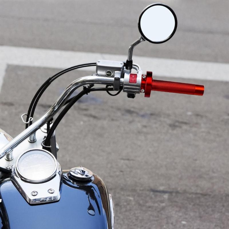 Sportlicher Gasgriff Anti-Rutsch Ergonomischer Griff für Motorräder Starke Designs Personalisiert den Stil für Fahrbegeisterte