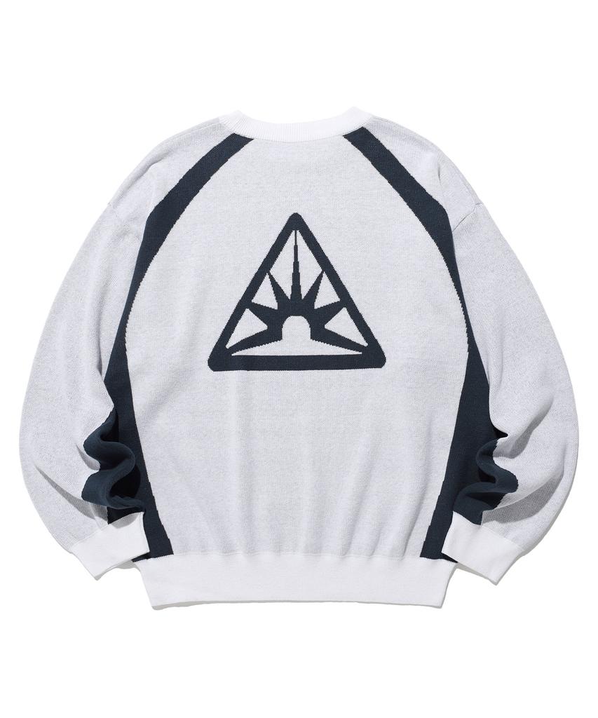ISTKUNST Sunrise Logo Knit_Ivory(Ik2Esmk601A)