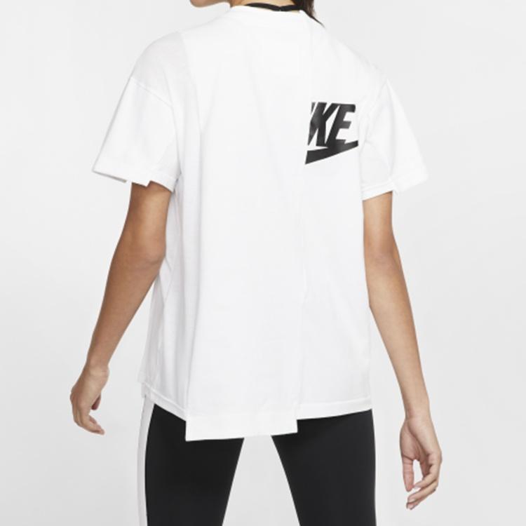 (WMNS) Nike X Sacai Hybrid T-Shirt 'White' Women's CD6310-100