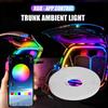 Dynamic Flowing Car Trunk RGB LED Strip High-Brightness Wiring Automatic Sensing Tailgate Light Strip Tool-Free Installation 12V