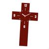 Cross Wall Clock Gothic Decor Home Silent Easy To Read Hanging Decorative for