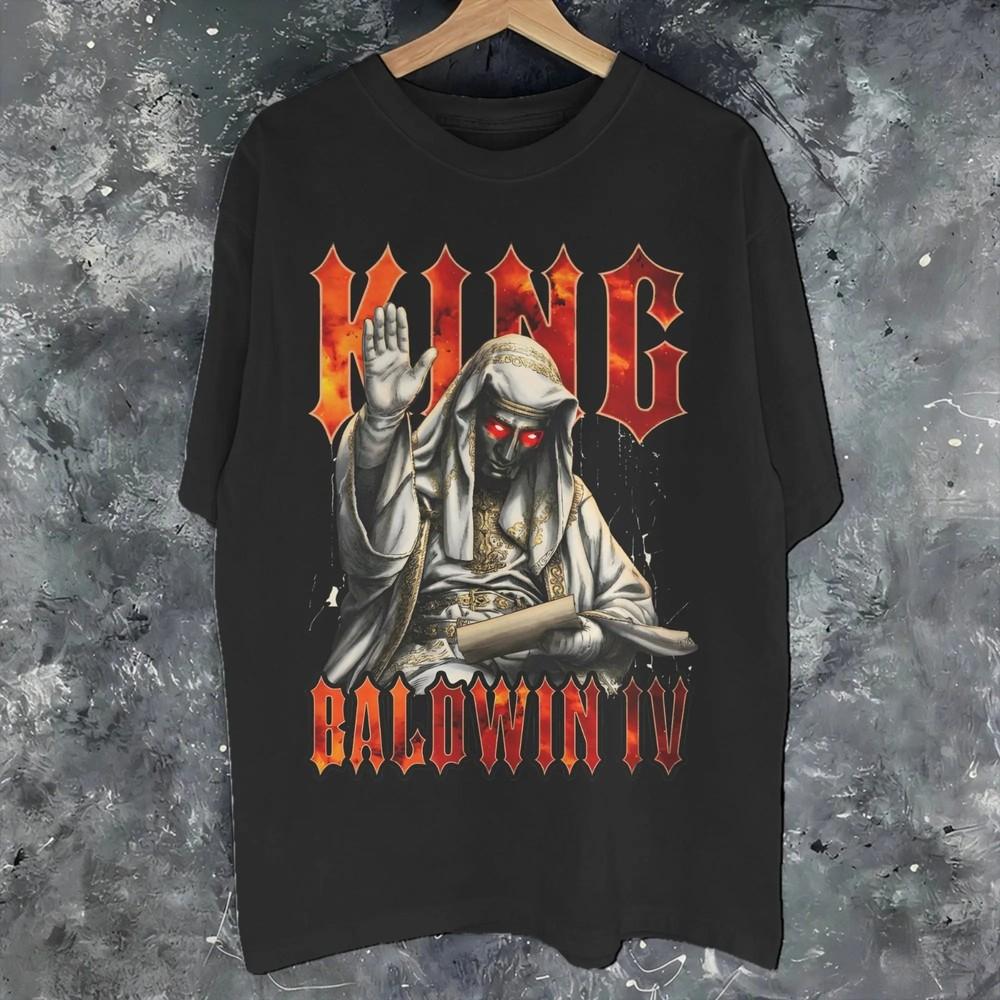 King Baldwin IV Ascendant Cotton T-Shirt Unisex King Baldwin Of Jerusalem