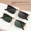 New Retro Sunglasses Women Fashion Polygonal Metal Frame Sunglasses Men Luxury Brand Designer Decorative Sun Glasses Uv400