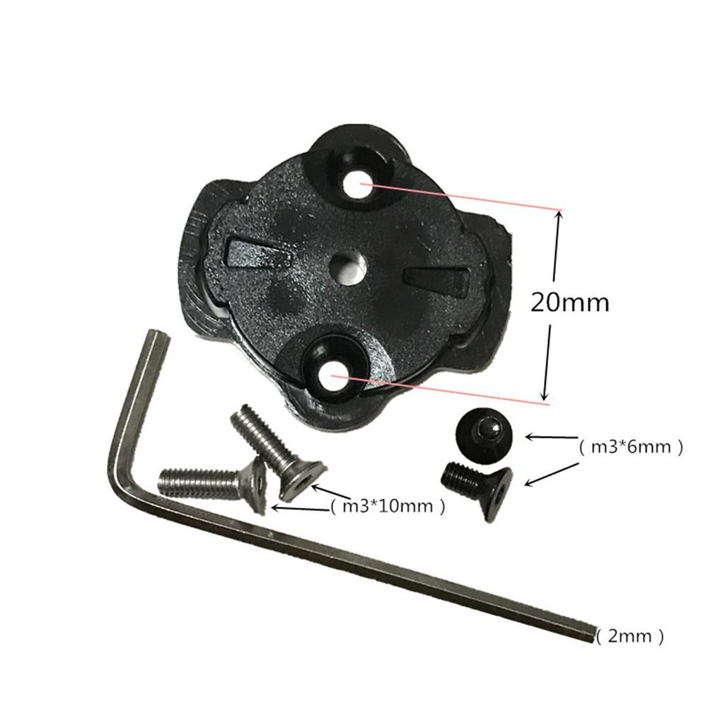 Plastový ocelový držák držáku Adaptér 20g Bike Black