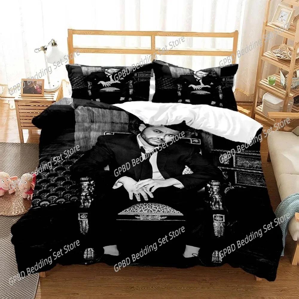 Die Weknd fashion pop singer Beding Set For Bedrom Soft Modern Bedspreads Comefortable Soft Duvet Cover Comfortable Quilt Cover And Pilowcase
