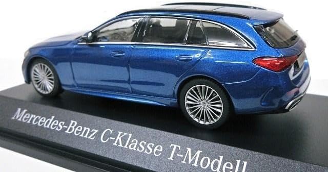 HERPA 1/43 Scale Mercedes-Benz C-Class (S206) KOMBI Station Wagon 2021 (Blue) Diecast Model Car [Parallel Import]
