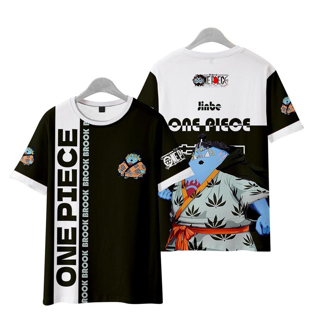 11 barev ONE PIECE Anime Dámské Pánské Trička Kreslený Potisk O-Výstřih Oversized Krátký Rukáv Módní Pánské Oblečení Streetwear