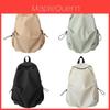 Sac à dos décontracté en nylon pour hommes et femmes avec fermeture éclair et poche pour téléphone pour un usage quotidien