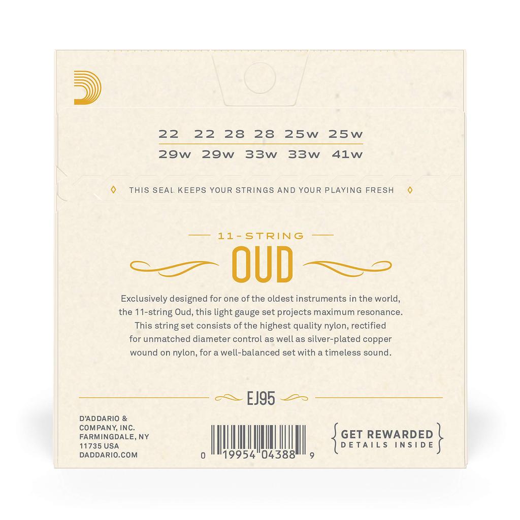 Oud Strings EJ95 D'Addario .022-.041