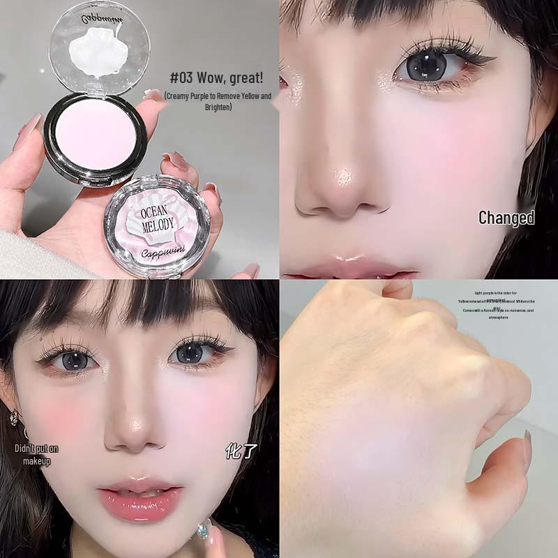 

Cappuvini Plumping Highlight Powder - Matte Face Brightener for Tear Troughs & Nasolabial Folds