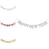 Festive Merry Christmas Happy New Year Banner Bunting For Home Party Decor