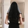 White Dot Lace Scarf Thin Hair Scarf Headband New Foulard Bandana  Women
