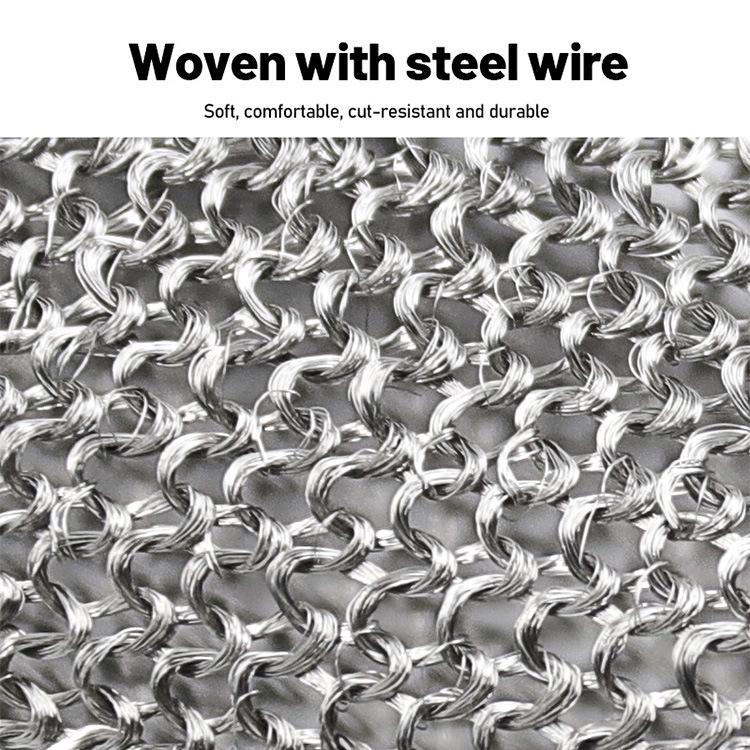 Nerezové rukavice odolné proti prořezu pro motorové pily, porážku a ochranu práce