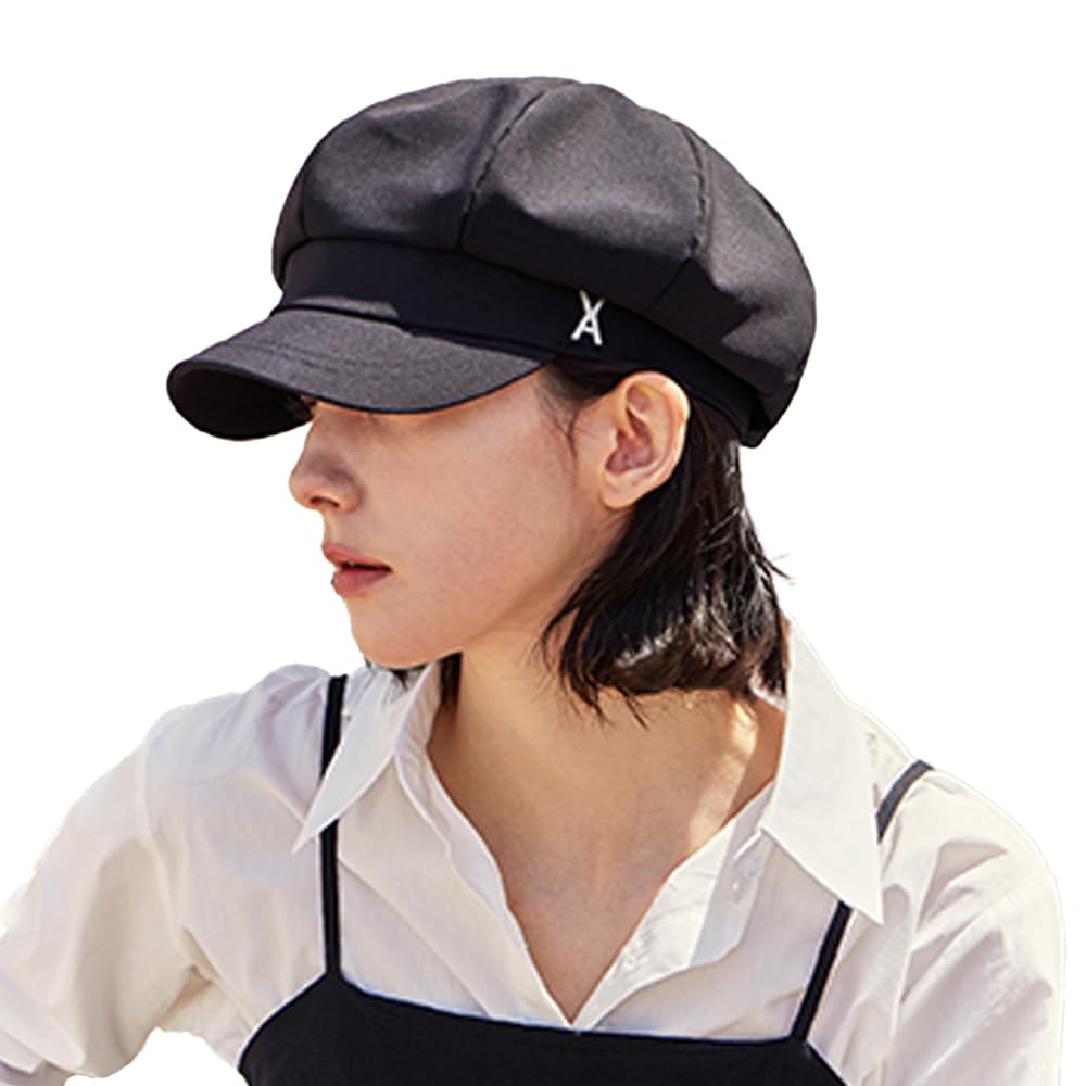 

Кепка газетчика VA Черная чёрный