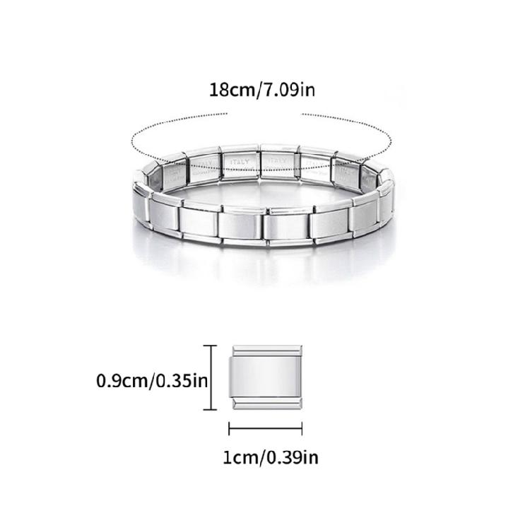 Bracciale con Charm Italiani Personalizzabile Set Iniziale di Link per Braccialetti Personalizzabili per la Creazione di Gioielli