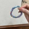 6Pcs Fashion Korean Style Colorful Yarn Hair Rope High Elasticity Rubber Band Sweet Headpiece Headband