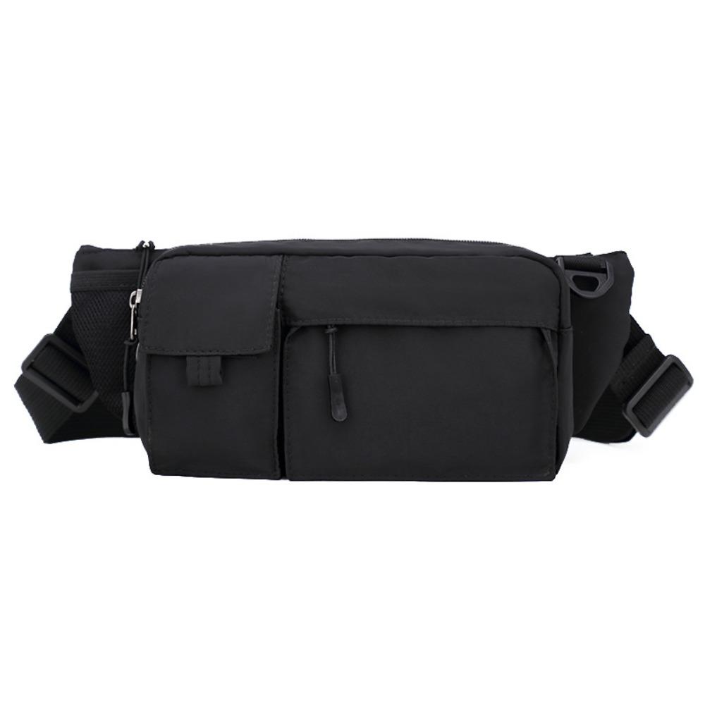 Crossbody Bags Men Chest Bag Solid Color Chest Sling Bag Fashion Outdoor Shoulder Bag Outdoor