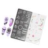 Hollow Lines Nails Art Stamping Template Flowers Manicure Print French Tip Nails Stamping Plates Nails Art Stamp Tool