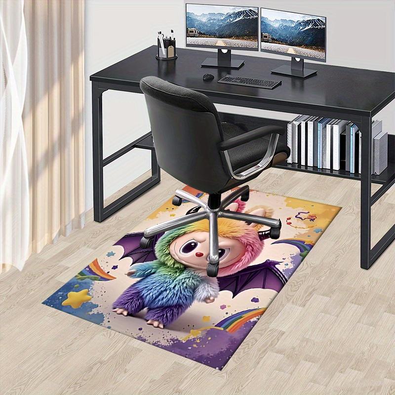 1pc Archangel,Labubu Office Carpet Soft Polyester Entrance Carpet Washable Non slip Machine Washable