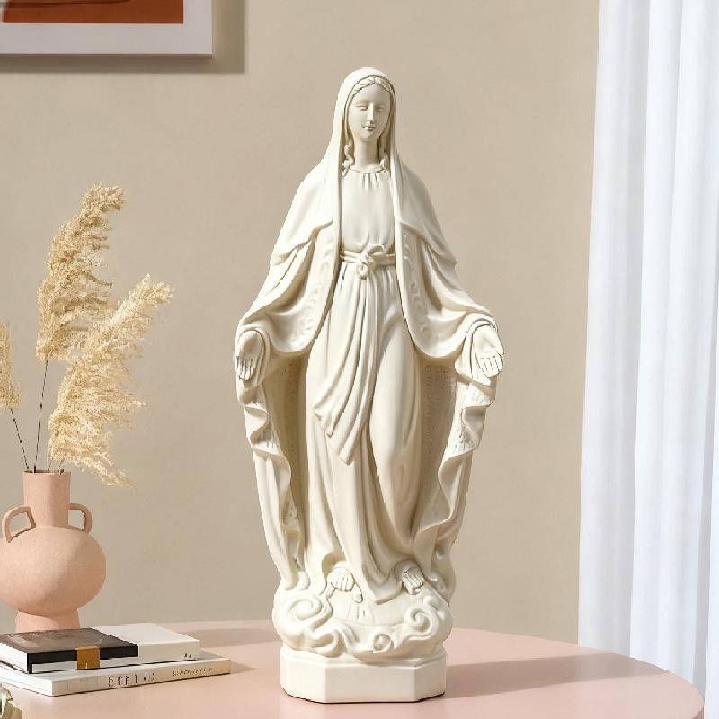 European-Style Multi-color Mexican Figurine: Resin Home Decor Statue for Entryway or Living Room