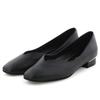 HIMIKO/Himiko/V-Cut Low Heel Pumps/641318 Black 230