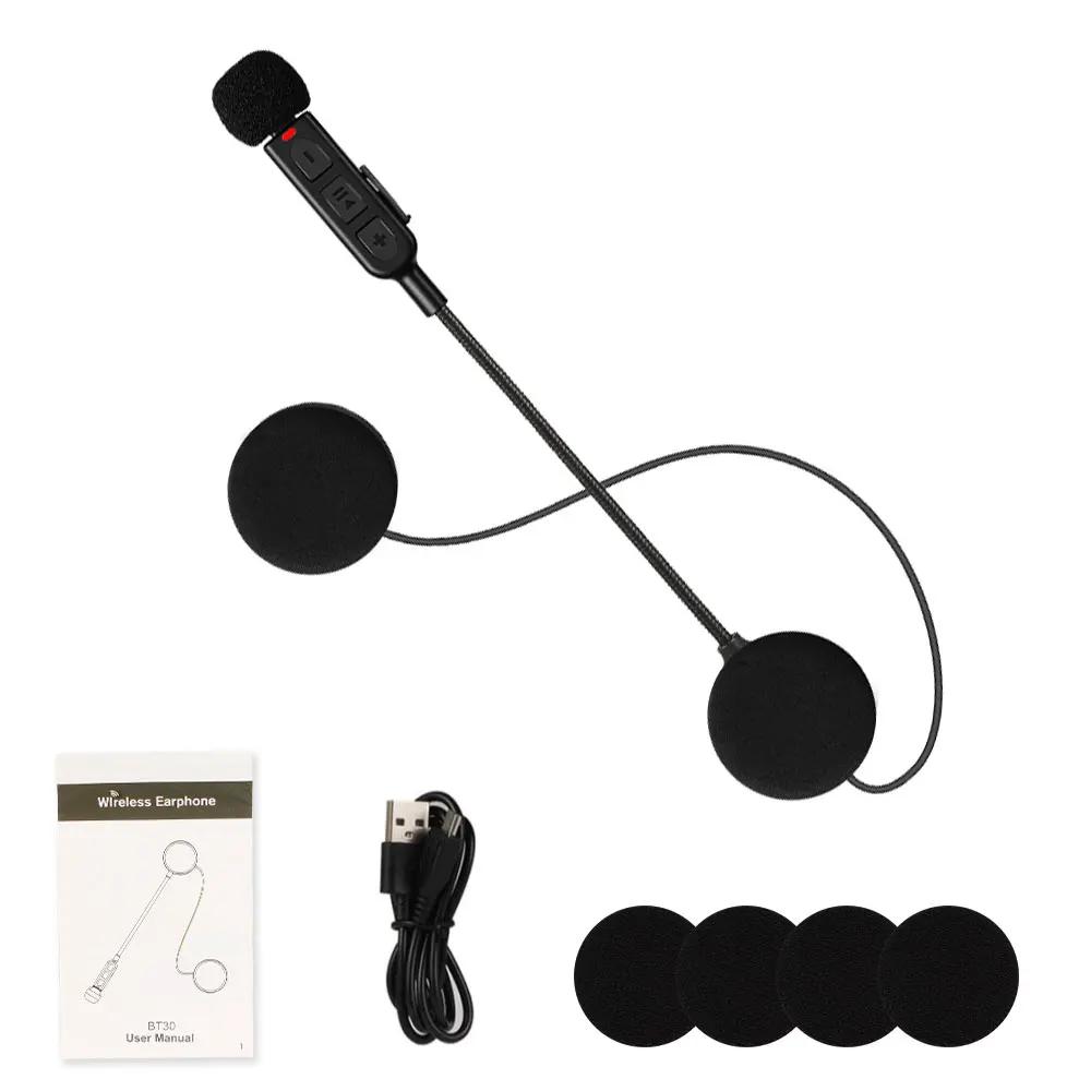 

BT30 Bluetooth5.3 гарнитура для мотоциклетного шлема беспроводные наушники для езды с защитой от помех и голосовым помощником