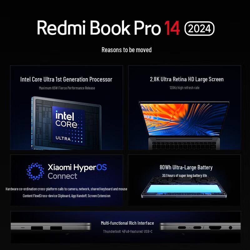 RedmiBook Pro 14 2024 Laptop (CN version)