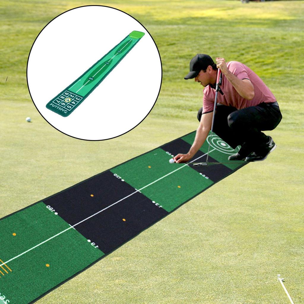 Tappetino per Putting da Golf per lo Sviluppo delle Abilità Allenatore Portatile per Uso Interno ed Esterno