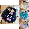 Lovely Quirky Sausage Mouth Sun Hat For Kids Foldable Wide Brim Sun Hat Uv Protection