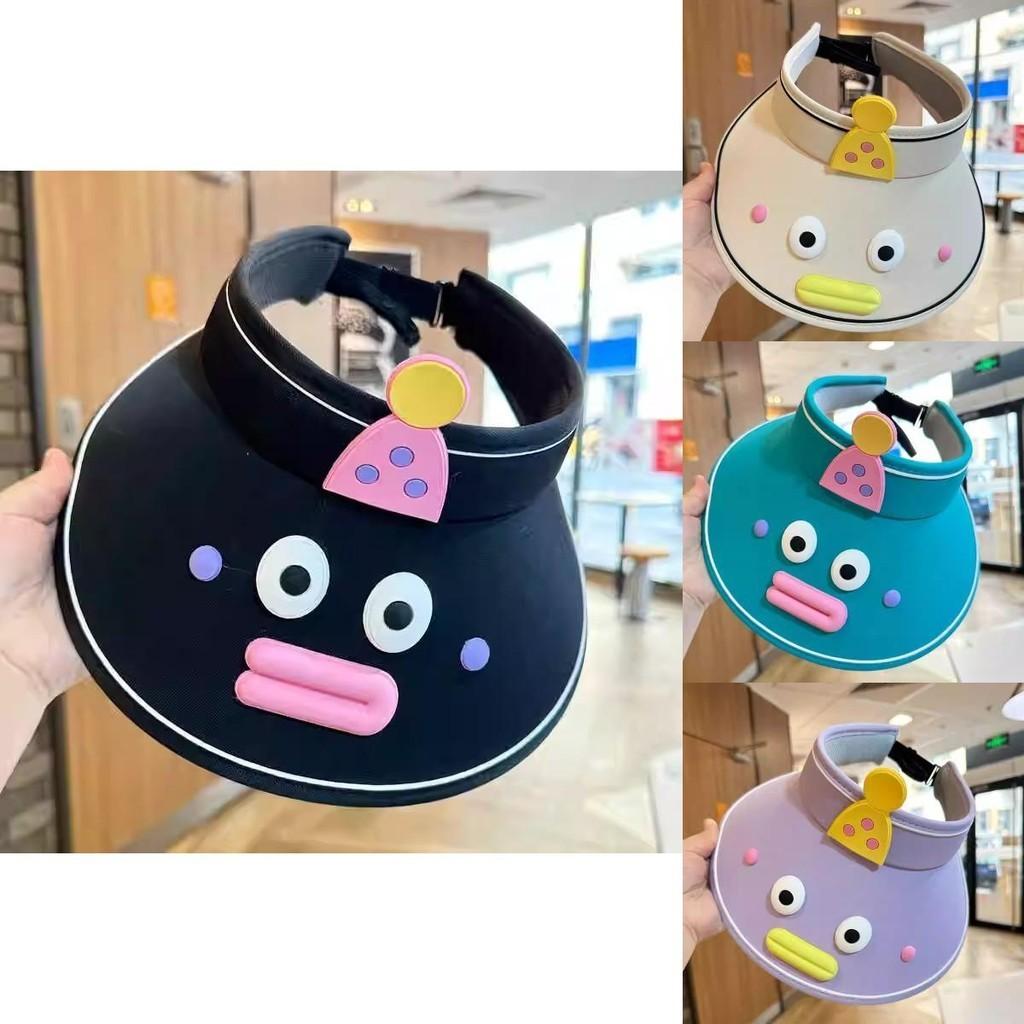 Lovely Quirky Sausage Mouth Sun Hat For Kids Foldable Wide Brim Sun Hat Uv Protection