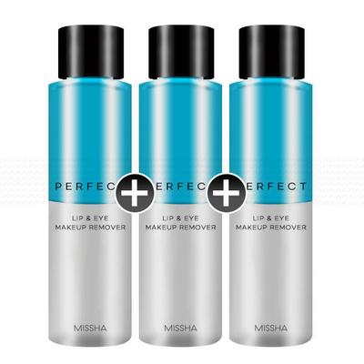 Perfect Lip & Eye Makeup Remover 155ml 1+1+1 Special Offer