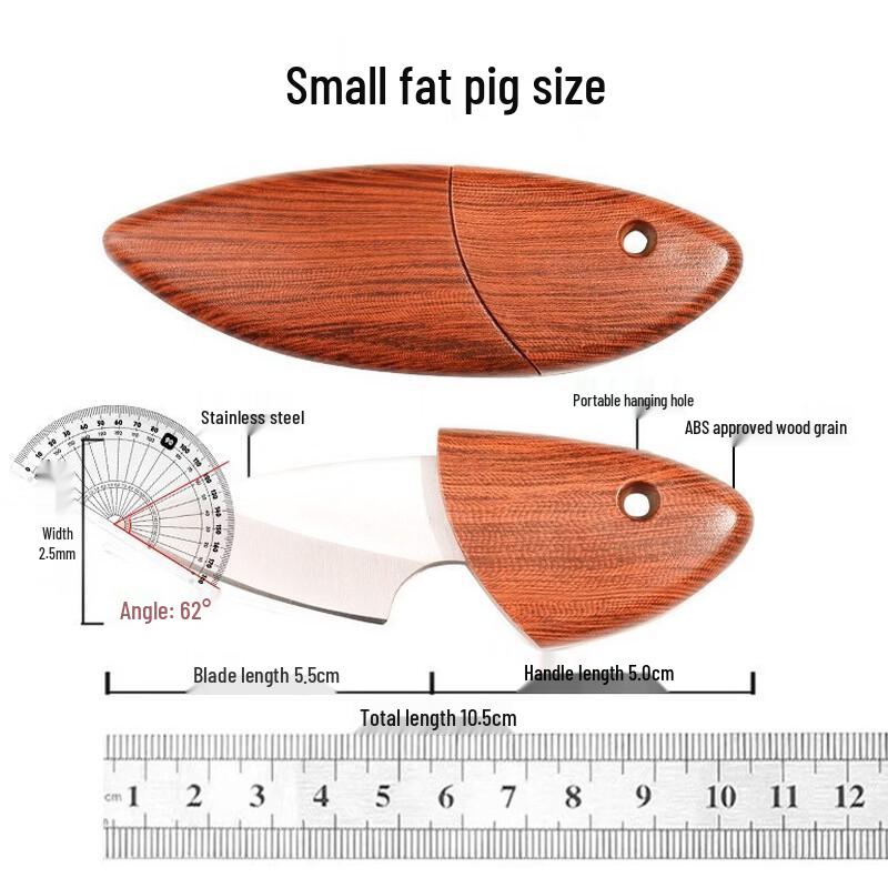 Деревянная Рыбка Абай Мини Нож-Спиннер