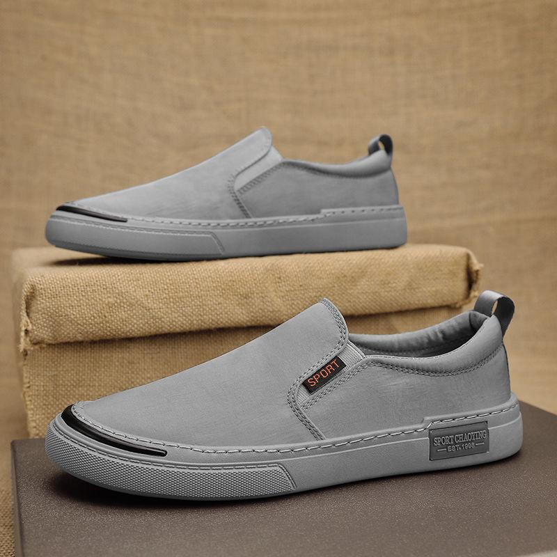 

Кроссовки весна-осень мужские слипоны для отдыха дышащие спортивные кеды плоские парусиновые вулканизированные туфли для мужчин доставка бесплатная модные 44