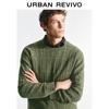 UR Men's Retro Round Neck Long Sleeve Knit Sweater
