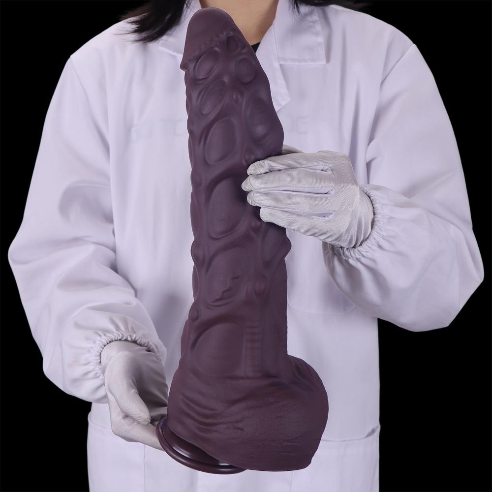 Silicone Anal Plug Large Size Realistic Dildo Anal Dilator for Men Women Adult Sex Toy