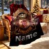 Custom Name Personalized Manchester United Print Blanket, Home Decor, Bedroom, Sofa, Camping, Couch, Gifts for Birthday Christmas