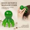 Octopus Shaped Scalp Massage Comb Back Shoulder Massager for Hair Washing and Body Relaxation