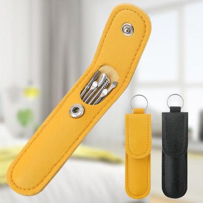 6 sztuk środek do czyszczenia uszu narzędzie do usuwania wosku patyczki do uszu środek do usuwania woskowiny Curette patyczek do uszu czyszczenie środek do czyszczenia uszu łyżka opieka zdrowotna Earpick