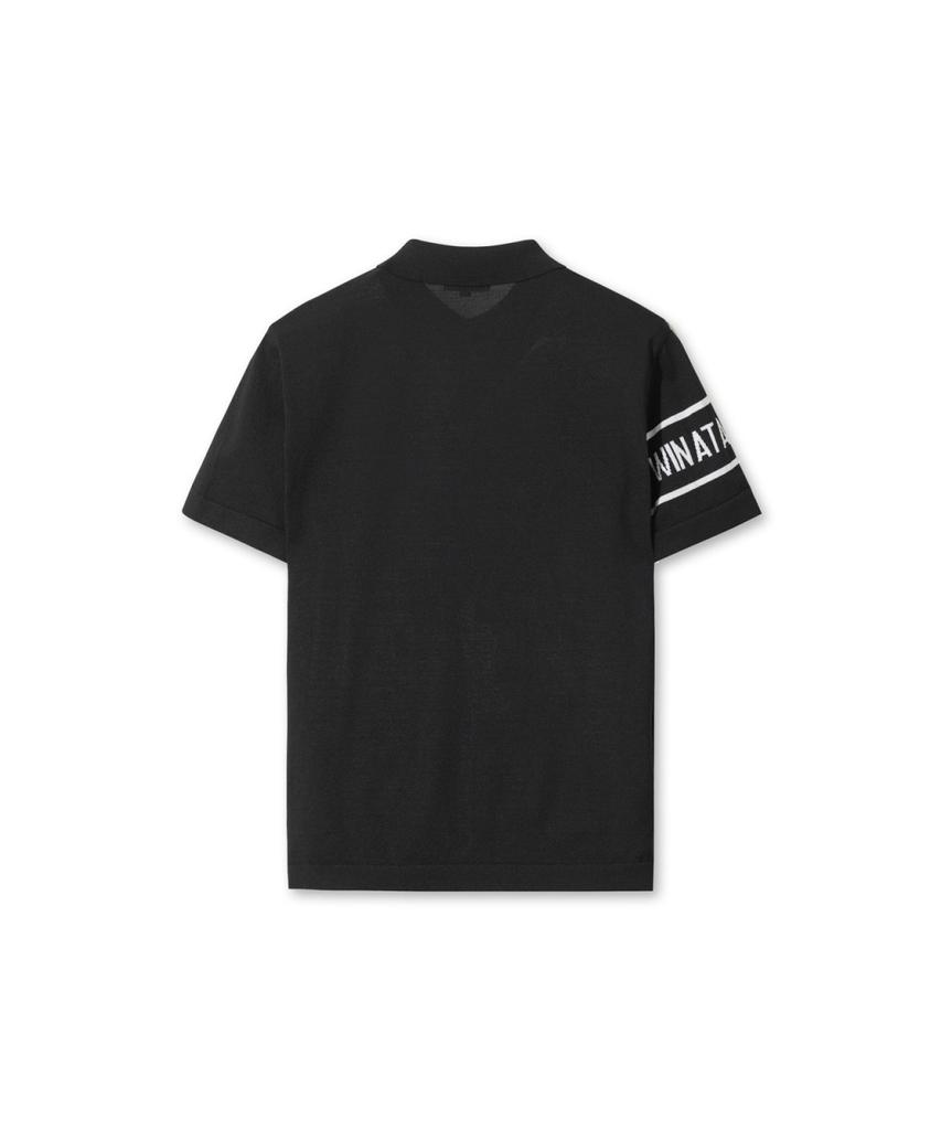WAAC Waacky Block Point Knit Polo Wmwam26220Bkx