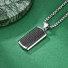 2026 National Style Stamping, Electric Braided Texture Pendant Between Curved Surfaces, European and American Trendy Men's and Women's Pendants.