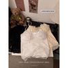 Kumikumi Pure Desire Style Lace Stitching Sexy Temperament Cami Women Summer Slim fit Slimming Versatile Top
