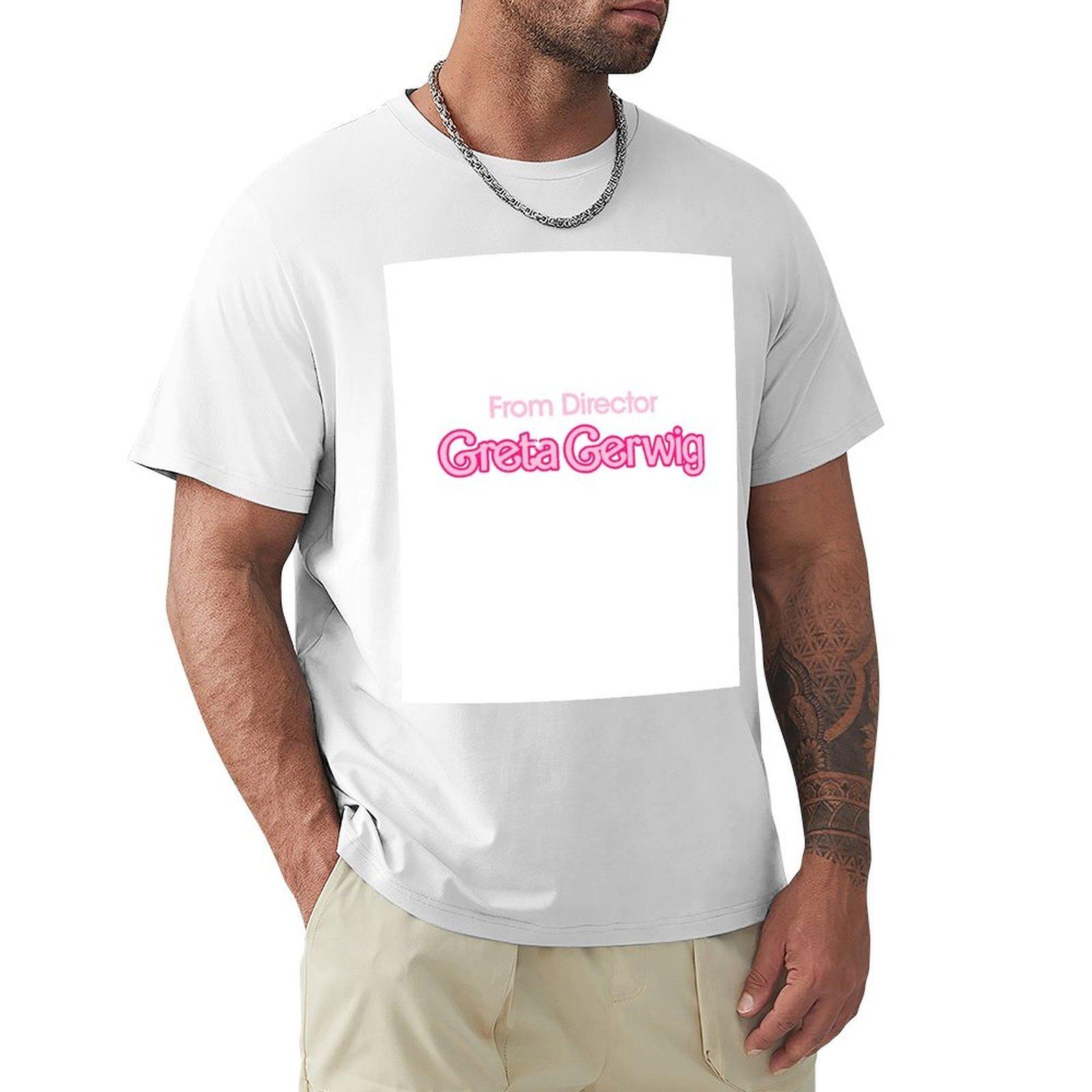 From Director Greta Gerwig TShirt summer 2025 Blouse sweat t shirts for men cotton S