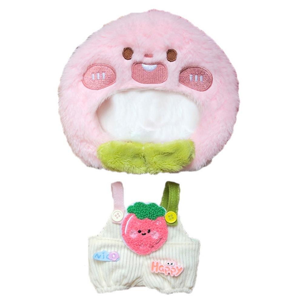 Strap Pants 20cm Cotton Doll Clothes Orange Doll Dress Up Set Doll Clothes Outfit  20cm Cotton Doll