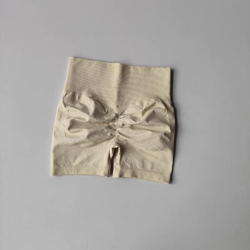 High Waist Women's Sports Shorts Leggings Butt Lifting Slimming Running Training Fast Drying Fitted Three Inch Workout Pants