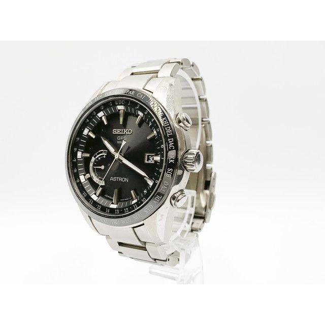 Used [Working Item] Seiko Astron GPS Solar 8X22-0AG0-2 Black Dial Men's Watch No Battery Replacement Required