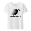Funny Tee Tops No Balance T-Shirt  Novelty Comfortable Roupas Graphic Printed Clothes Men Clothing Creative Graphic T Shirts