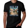 Rizz Em With The Tism Retro Funny Capybara Meme Tshirt Simple Print Design Tshirt