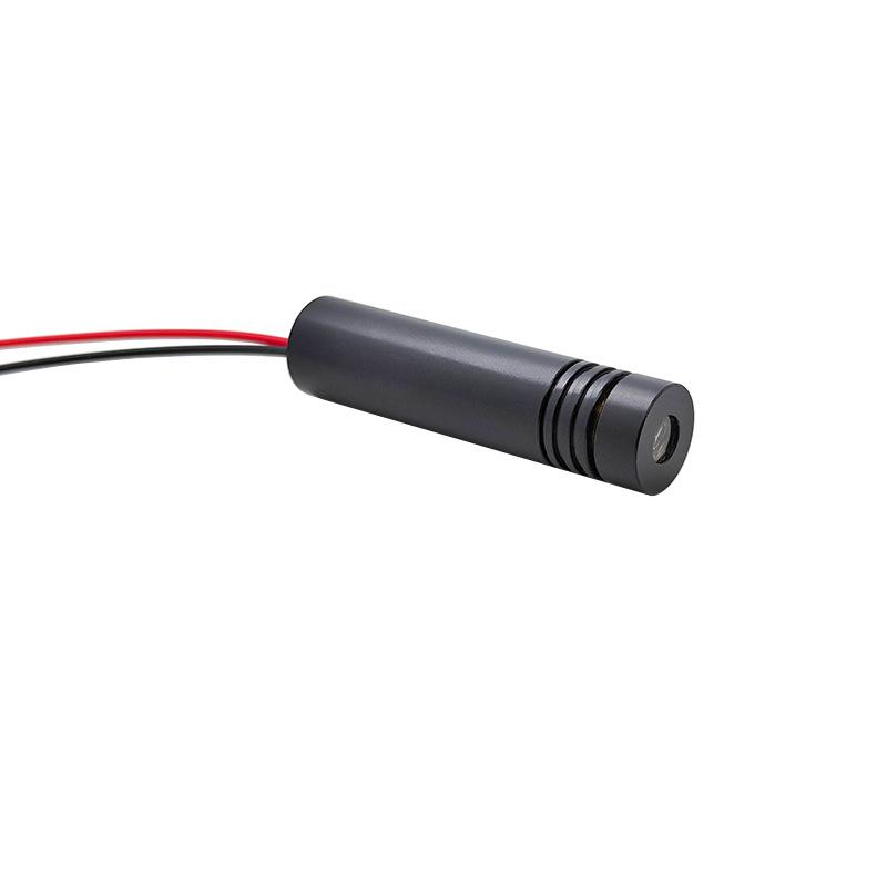 12V-24V 12X50mm 520nm 15mW Green Laser Module with External Focus for Crosshair Positioning and Marking